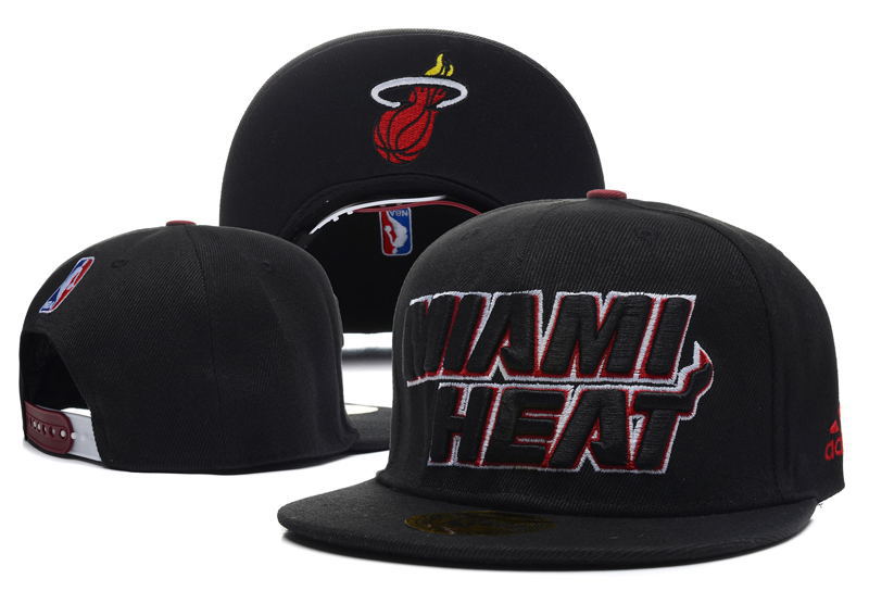 Miami Heat Snapback Hat DF4 0512